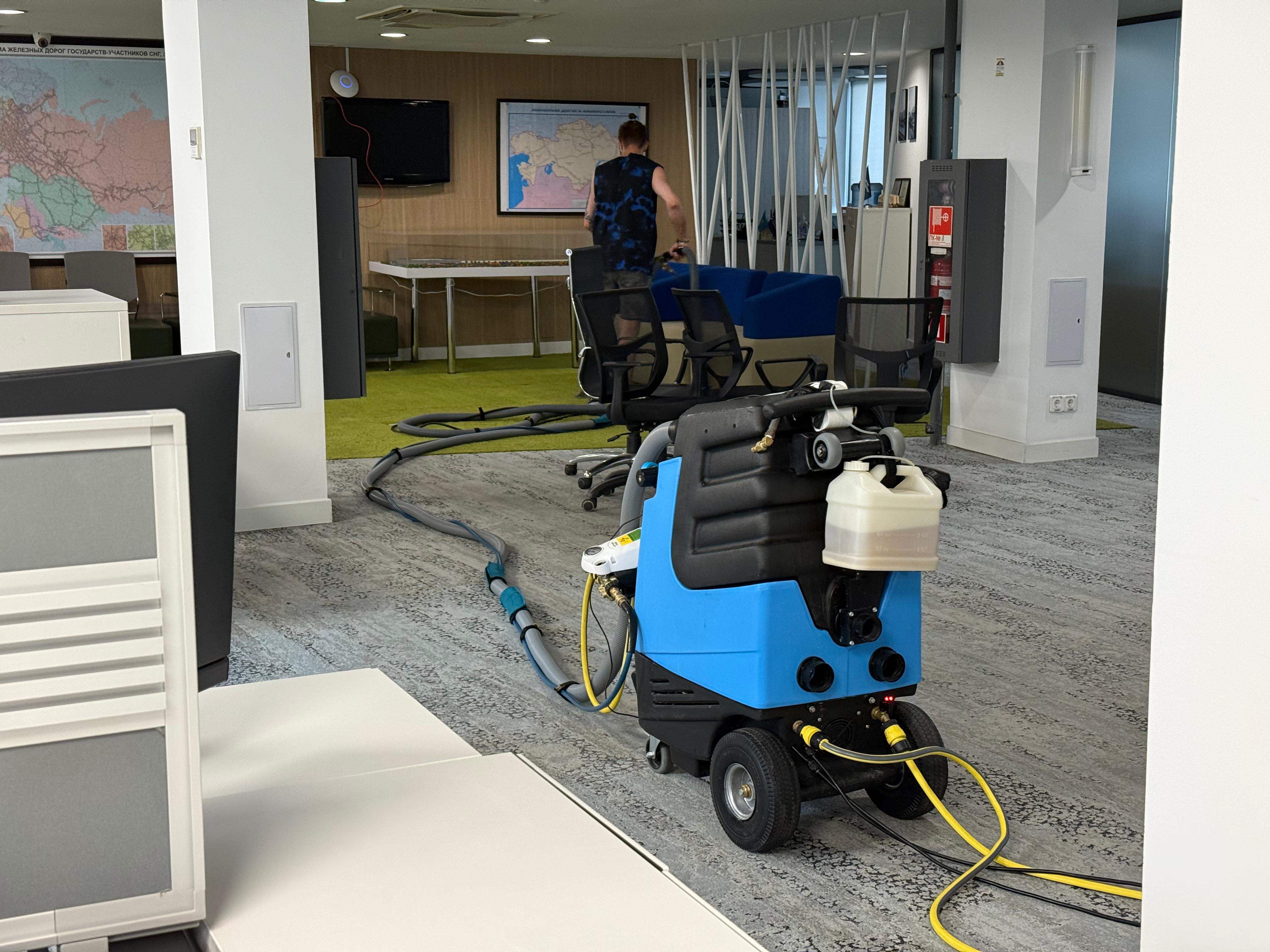 Химчистка ковролина в Алматы — глубокая чистка по американской технологии